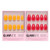 Glamnetic Press-On Nails Bundle - Sunset Orange & Fiery Red  Orange Short Round Fake Nails  Bright Red Short Almond False Nails  Reusable Salon-Quality Nail Kits