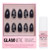 Glamnetic Press On Nails & Brush On Nail Glue Bundle - Love Me Not Short Almond Fake Nails With Black Heart Accents Reusable 15 Sizes - 30 Nail Kit With Glue Glamnetic Press On Nails & Brush On Nail Glue Bundle - Love Me Not Short Almond Fake Nails With Black Heart Accents Reusable 15 Sizes - 30 Nail Kit With Glue