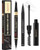 Lavone Eyebrow Pen Kit With Microblading Eyebrow Pen Eyebrow Gel Eyeliner Eyebrow Brush Eyebrow Pencils For Women Waterproof Smudge Proof Long Lasting Makeup Formula - Dark Brown