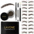 Lavone Eyebrow Stamp Stencil Kit For Eyebrows Brow Stamp Trio Kit With Waterproof Eyebrow Pencil Eyebrow Pomade 20 Eyebrow Stencils Dual-Ended Eyebrow Brush And Sponge Applicator-Medium Brown Lavone Eyebrow Stamp Stencil Kit For Eyebrows Brow Stamp Trio Kit With Waterproof Eyebrow Pencil Eyebrow Pomade 20 Eyebrow Stencils Dual-Ended Eyebrow Brush And Sponge Applicator-Medium Brown
