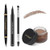 Lavone Eyebrow Makeup Kit With 4 Tip Waterproof Microblading Eyebrow Pencil Eyeliner Eyebrow Pomade And Dual-Ended Eyebrow Brush - Ash Brown 02