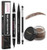 Lavone Makeup Kit With 2 Tip Waterproof Microblading Eyebrow Pencil Eyebrow Pomade Eyeliner And Dual-Ended Eyebrow Brush For Natural Hair-Like Brows - 01 Dark Brown Lavone Makeup Kit With 2 Tip Waterproof Microblading Eyebrow Pencil Eyebrow Pomade Eyeliner And Dual-Ended Eyebrow Brush For Natural Hair-Like Brows - 01 Dark Brown