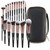 Makeup Brushes 18 Pcs Professional Premium Synthetic Makeup Brush Set With Case Foundation Kabuki Eye Travel Make Up Brushes Sets (Black Gold) Makeup Brushes 18 Pcs Professional Premium Synthetic Makeup Brush Set With Case Foundation Kabuki Eye Travel Make Up Brushes Sets (Black Gold)