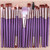 Omexry Makeup Brush Set 20Pcs Professional Makeup Brushes Kit Eyeliner Eyeshadow Foundation Blush Make Up Tools Purple (Purple) Omexry Makeup Brush Set 20Pcs Professional Makeup Brushes Kit Eyeliner Eyeshadow Foundation Blush Make Up Tools Purple (Purple)