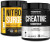 Jacked Factory Nitrosurge Build Pre Workout With Creatine For Muscle Building (30 Servings Arctic White) & Creatine Monohydrate Powder For Muscle Growth & Increased Strength (30 Servings Unflavored)