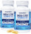 Oceanblue Professional Omega3 2100 With Vitamin K2 And Vitamin D360 Count 2 Pack Triple Strength Burpless Fish Oil Supplement With Epa Dha & Dpa Wild Caught Orange Flavor 60 Servings
