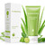 Aloderma Oil Controlling Facial Cleanser Made Within 12 Hours Of Harvest With Organic Aloe Vera - Clear Breakouts - Wintergreen To Help Purify & Deeeply Cleanse Pores - Calming Aloe Facial Wash 3.5Oz