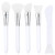 Hekoujiub 5 Pcs Mask Applicator Tool Silicone Face Mask Brush Applicator 5 Different Soft Brush Heads Makeup Spatula For Body Lotion Mud Masks Diy Masks