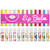 Jolilab Lip Balm Flavored Moisturizing Lip Balm Variety Pack 12 Flavors: Honey Pineapple Mint Orange Coconut & More Long-Lasting Hydration 0.17 Oz/Stick 12-Pack