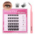 Mozyvex 36Pcs Self Adhesive Lash Clusters Reusable Diy Eyelash Extensions - D Curl 10-16Mm Pre-Glued Lash Clusters No Glue Needed Includes Tweezers For 1-Step Easy Application