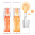 Qiufsse Magic Color Changing Lip Oil Stain 2Pcs Hydrating Gloss With Tinted Shimmer Plumping Glow Oil For Care And Dry Lips (Strawberry + Orange)