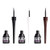 Ruby Kisses Classic Liquid Eyeliner Smudgeproof Long Lasting Eye Makeup With Felt-Tip Applicator (3 Pack BlackWhiteChocolate)