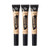 Ruby Kisses 4-In-1 Concealer Color Corrector Contour & Highlight Full Coverage Natural Finish Covers Under Eye Circles & Blemishes Hydrating & Long Lasting Formula (Light Ivory 3 Pack)