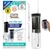 GuruNanda Compact Water Dental Flosser, Portable Travel Size Oral Irrigator Flosser with Collapsible 180 ml Tank, Smart Timer, 4 Flossing Modes, TSA-Friendly - Black