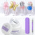 Double Rhythm 2.1 Oz Solid Sculpting Gel For Nail Art Non-Sticky 60G 3D Clear Hard Gel For Building Carving Molding Extension With Sculpting Pen And Mould (Clear)