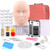 Fenshine Eyelash Extension Kits 17Pcs Professional Eyelash Grafting Training Tools Lashes Extension Practice Exercise Set With Mannequin Head Makeup Bag Glue Tweezers For Practice Eye Lashes Graft (17Pcs)