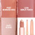 Oulac Lip & Eye Makeup Set 3Pcs Included Shimmer Lipstick Lipliner Eyeshadow Lipstick For Women Pg07+Wa01+Ll04