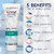 Crest 3D White Brilliance Blast Teeth Whitening Toothpaste 4.6 Oz Anticavity Fluoride Toothpaste 100 More Surface Stain Removal 24 Hour Active Stain Prevention