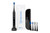 Pro-Sys Variosonic Plus Full Kit Professional Electric Toothbrush Rechargeable With Pressure Sensor And Timer Customizable Intensity Powered Toothbrush With Travel Case (Black)