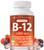 Vitboost Vitamin B12 1000 Mcg Chewable Tablets - 365 Count Natural Berry Flavor B-12 Vitamin For Energy & Nervous System Support - Non-Gmo Tablets - Made In Usa