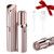 Tuokiy Facial Hair Removal For Women, Painless Face Shaver For Womens, Face Razors For Lip, Chin With Usb Rechargeable, Gold