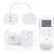 Comfytemp Wireless Tens Unit Muscle Stimulator, Fsa Hsa Eligible Rechargeable Tens Unit For Pain Relief With Remote Control, Portable Pulse Muscle Stimulator For Back Shoulder Sciatica, 15 Modes