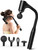 Fvz Massage Gun Deep Tissue - Back Massager For Pain Relief Deep Tissue With Extended Handle, 12Mm Percussion Less-Shock Neck/Foot/Leg/Shoulder Massager, Infinitely Adjustable Speed & 4 Replaceable Heads