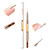 Modelones Double Ended Builder Gel Brush For Nail Extension French Tip Brush Liner Hard Poly Gel Application Cleaning Brush Nail Art Tools Supplies For Salon & Diy 2Pcs Modelones Double Ended Builder Gel Brush For Nail Extension French Tip Brush Liner Hard Poly Gel Application Cleaning Brush Nail Art Tools Supplies For Salon & Diy 2Pcs