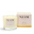 Neom Happiness Scented Candle 3 Wick Essential Oil Aromatherapy Candle Neroli Mimosa & Lemon Scent To Make You Happy Neom Happiness Scented Candle 3 Wick Essential Oil Aromatherapy Candle Neroli Mimosa & Lemon Scent To Make You Happy