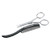 Tweezerman G.E.A.R. Moustache Scissors And Comb Black Tweezerman G.E.A.R. Moustache Scissors And Comb Black