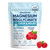 SPNUTRITION Magnesium Bisglycinate Gummies 400mg Magnesium Bisglycinate Chelate with Sea Salt & Raspberry Powder Supports Sleep Nerve & Muscle Relaxation Bone Health Support Vegan 60 Gummies (1)