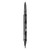 Nyx Professional Makeup TwoTimer Dual Ended Eyeliner Eyeliner Pencil Jet Black