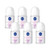Nivea Women Extra Brightening RollOn Deodorant 48H Sweat and Odor Protection Smooth 25Ml 6Pack
