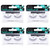 Ardell False Eyelashes 107 Black Natural Look Strip Lashes LongLasting Wear For 4 Pack