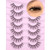 Ruairie Mink Lashes Full False Eyelashes Wispy Cat Eye Lashes Strip 20Mm Ruairie Mink Lashes Full False Eyelashes Wispy Cat Eye Lashes Strip 20Mm