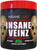 Insane Labz Insane Veinz Non Stimulant NO Enhancing Powder, Nitric Oxide Booster, Loaded with Agmatine Sulfate and Betaine Anhydrous, Increase Vascularity