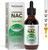 NATISLAND Liposomal Liquid NAC Drops NAC Supplement N-Acetyl Cysteine NAC 600 mg with Milk Thistle & Quercetin for Adults & Kids Liver & Lung Immune & Antioxidant Support Skin & Cellular Health