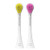 Curaprox Hydrosonic Brush Heads Rainbow Sensitive Duo " For Gentle Gum Care and Effective Plaque Removal Yellow/Pink 2Pack Compatible With All Curaprox Sonic Models Swiss Made
