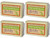 Nesti Dante Saponeria Nesti Firenze: Set Of Four"Vero Marsiglia" Natural Soap 5.29 Ounce 150Gr Packages Pack Of 4 [ Italian Import ]