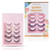 Profusion Cosmetics Petal Perfect Garden Glamour 5 Pair Faux Mink Lash Set Featuring 5 Lash Styles Wispy Eyelashes To Achieve Eye Catching Look