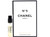 Chanel No. 5 For Women Eau De Parfum Sampler Vial Spray 0.05 Oz Chanel No. 5 For Women Eau De Parfum Sampler Vial Spray 0.05 Oz