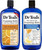 Dr Teal's Foaming Bath Combo Pack (68 fl oz Total), Soften & Nourish with Milk & Honey, and Glow & Radiance with Vitamin C and Citrus Essential Oils Dr Teal's Foaming Bath Combo Pack (68 fl oz Total), Soften & Nourish with Milk & Honey, and Glow & Radiance with Vitamin C and Citrus Essential Oils