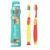 hum kids by Colgate Smart Manual Replacement Toothbrush Pack, Yellow & Coral - 2 Count hum kids by Colgate Smart Manual Replacement Toothbrush Pack, Yellow & Coral - 2 Count