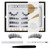 Lashview DIY Eyelash Extension, Individual Cluster Lash Extension Kit,Home Use Natural Look 4 Pairs With Adhesive Eyeliner, Cotton Swab Glue Remover, Applicator DV17 Lashview DIY Eyelash Extension, Individual Cluster Lash Extension Kit,Home Use Natural Look 4 Pairs With Adhesive Eyeliner, Cotton Swab Glue Remover, Applicator DV17