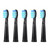 Toothbrush Replacement Heads Compatible with Fairywill FW-507/508/551/917/959, Gloridea, Sboly, WOVIDA Sonic Electric Toothbrushes 5 Pack - Black Toothbrush Replacement Heads Compatible with Fairywill FW-507/508/551/917/959, Gloridea, Sboly, WOVIDA Sonic Electric Toothbrushes 5 Pack - Black