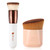 DUcare 2pcs Flat Top Kabuki Foundation Brush, Synthetic Professional Makeup Brushes Liquid Blending Mineral Powder Buffing Stippling Makeup Tools, Rose Golden/White DUcare 2pcs Flat Top Kabuki Foundation Brush, Synthetic Professional Makeup Brushes Liquid Blending Mineral Powder Buffing Stippling Makeup Tools, Rose Golden/White