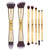 DUcare Duo End Foundation Powder Buffer Contour Brushes 2PCS + Eyeshadow Brush Set 5pcs DUcare Duo End Foundation Powder Buffer Contour Brushes 2PCS + Eyeshadow Brush Set 5pcs