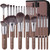 DUcare Makeup Brushes Professional with Bag 22Pcs Makeup Brush Set Premium Synthetic Kabuki Foundation Blending Brush Face Powder Blush Concealers Eye Shadows with Case DUcare Makeup Brushes Professional with Bag 22Pcs Makeup Brush Set Premium Synthetic Kabuki Foundation Blending Brush Face Powder Blush Concealers Eye Shadows with Case