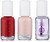 essie Trend Collection Nail Polish Kit Mini Trio Pink Kit Forever Yummy/Mademoiselle/Second Shine Around