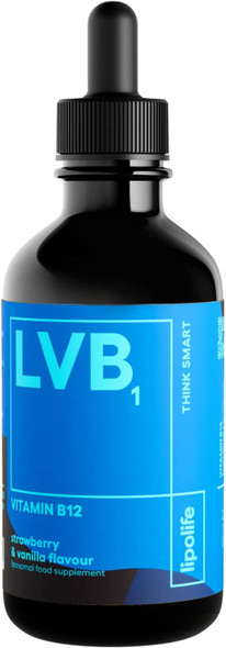 LVB1 liposomal Vegan Vitamin B1260ml  lipolife  Highly absorbable Vitamin B12 for Energy Support and Reduction in Fatigue